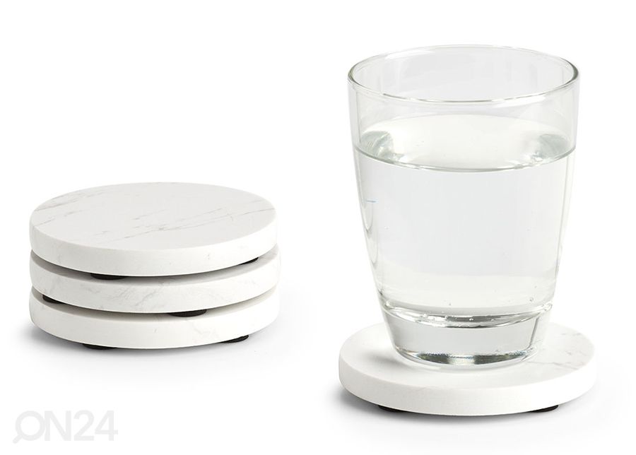 Klaasialused Marble 4 tk suurendatud