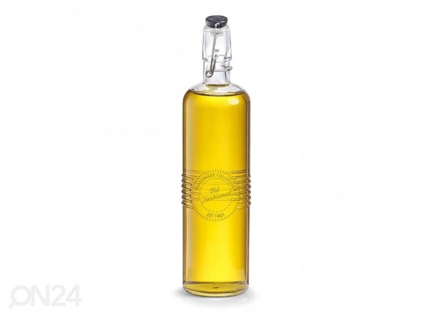 Klaaspudel korgiga Old fashioned, 730 ml suurendatud