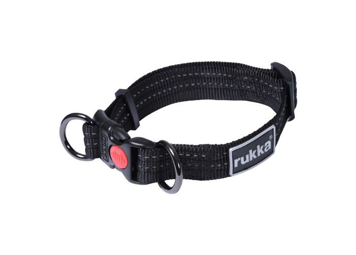 Koera kaelarihm cozy L 30 mm/45-70 cm must suurendatud