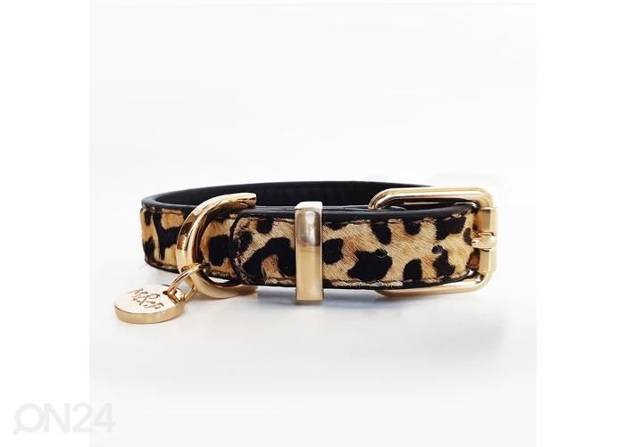 Koera kaelarihm leopard nahast s30 suurendatud