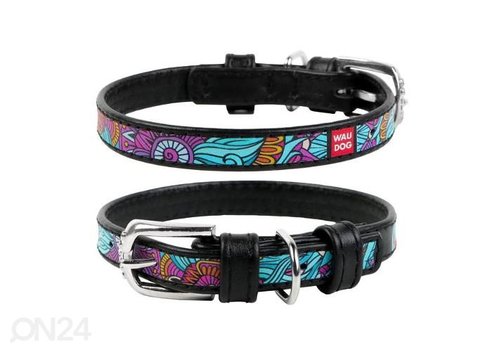 Koera kaelarihm waudog summer 15mm 27-36 cm must suurendatud