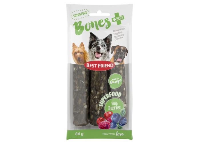 Koera maius bones närimispulk superfood marjad 84 g suurendatud