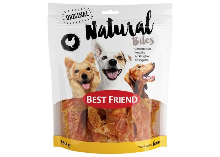 Koera maius natural bites kanafilee ribad 750 g suurendatud