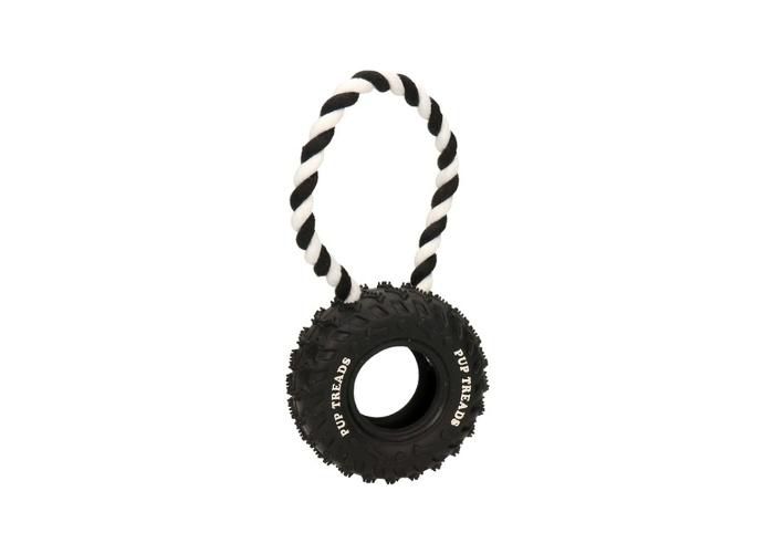 Koera mänguasi kummirehv nööriga S 10,5x4,2x23,5 cm suurendatud
