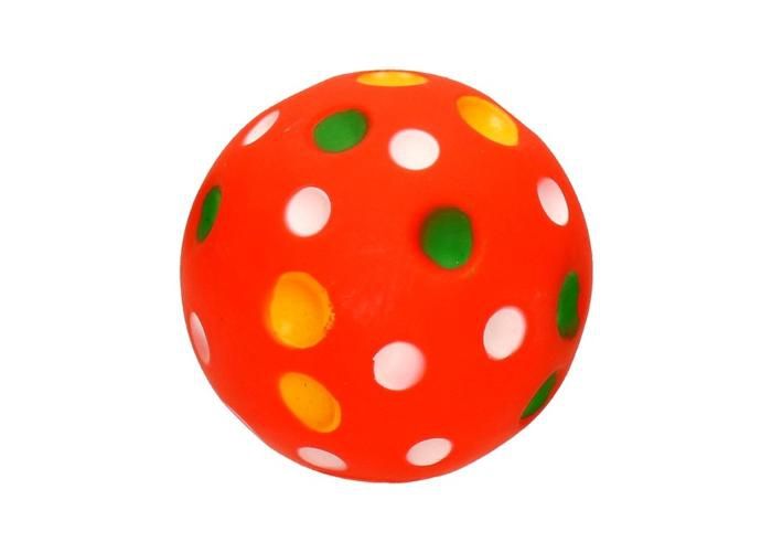 Koera mänguasi pall vinüül S 6 cm suurendatud