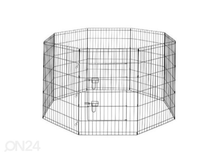 Koera metallaedik dog park 8 paneeli 61x91 cm suurendatud