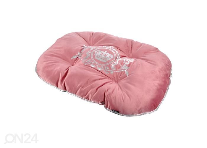 Koera ovaalne padi 107x72 cm roosa suurendatud