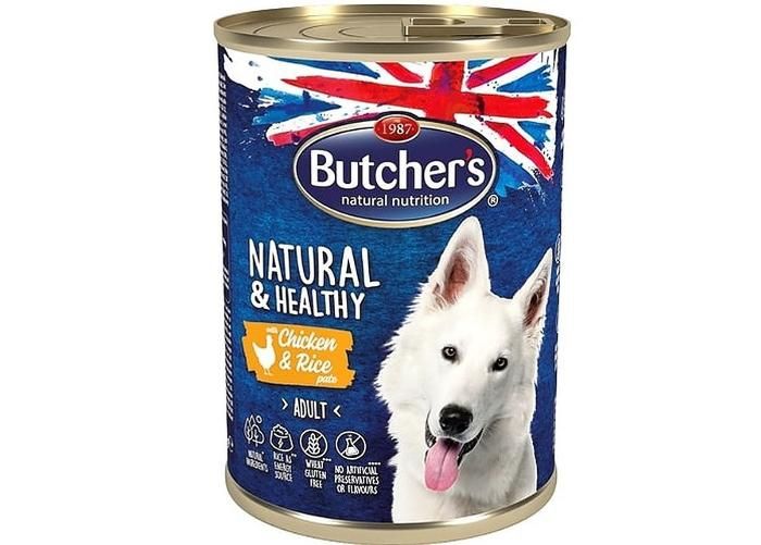 Koera pasteet natural&healthy kana/riis 1200 g suurendatud