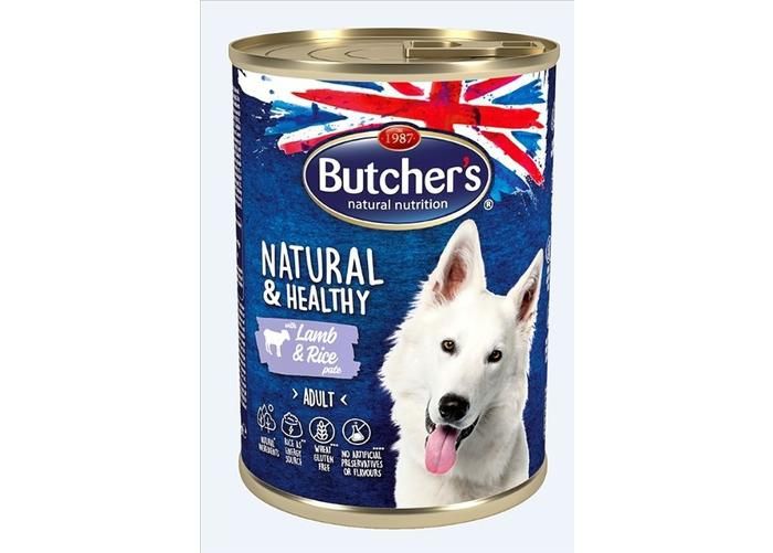 Koera pasteet natural&healthy lammas/riis 1200 g suurendatud
