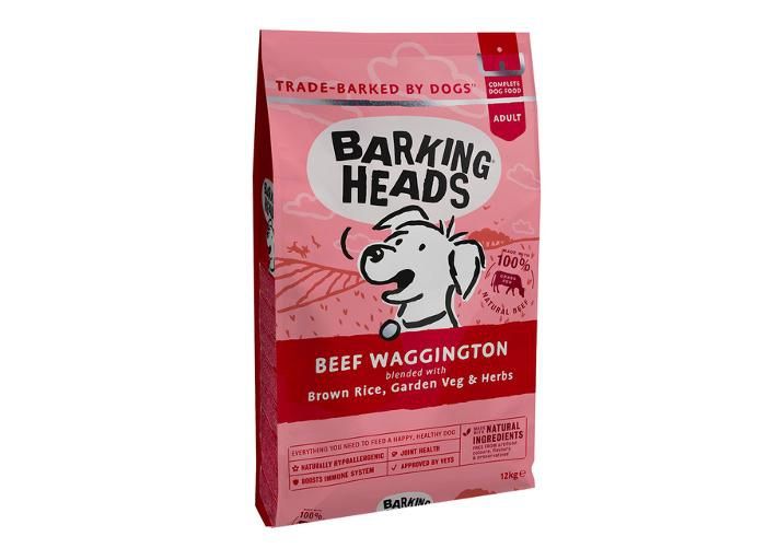 Koera täissööt Barking Heads Beef waggington 12 kg suurendatud