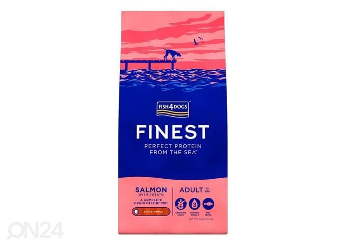 Koera täissööt lõhe väike graanul 6 kg suurendatud