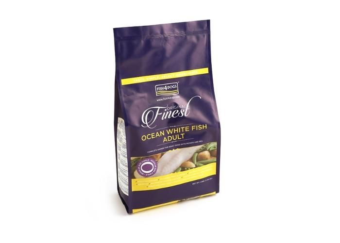 Koera täissööt valge ookeanikala väike graanul 6 kg suurendatud