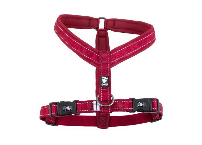 Koera y-traksid casual 80 cm punane suurendatud