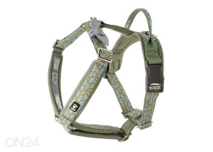 Koera y-traksid razzle-dazzle 65-80cm roheline suurendatud