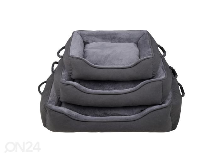 Koerapesa snug l 90x70x20 cm hall suurendatud