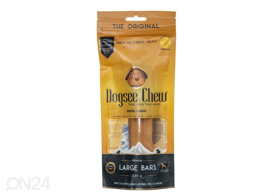 Koerte närimispulk Large 130 g suurendatud