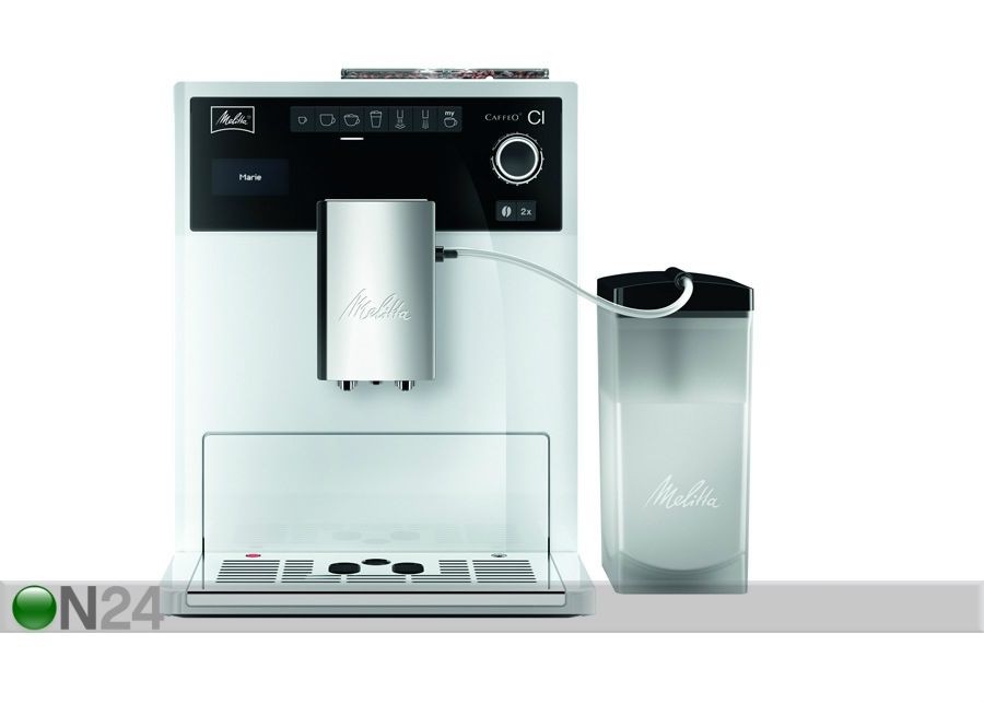 Kohvimasin Melitta Caffeo CI valge suurendatud