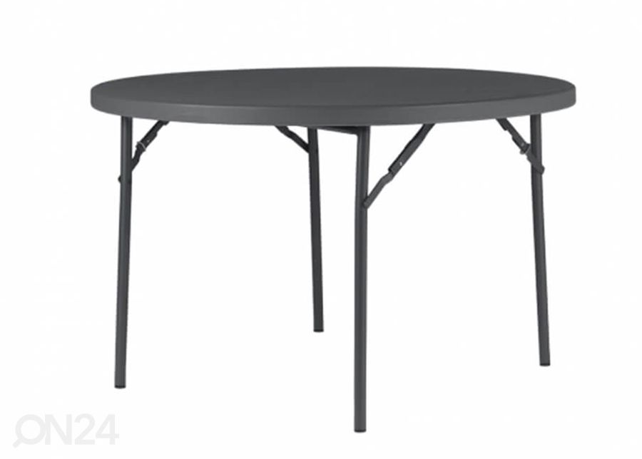 Kokkupandav aialaud Ø 120 cm suurendatud