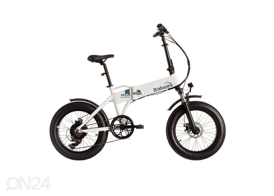 Kokkupandav elektrijalgratas ITALWIN K2 XL (36V / 10,5 Ah), valge suurendatud