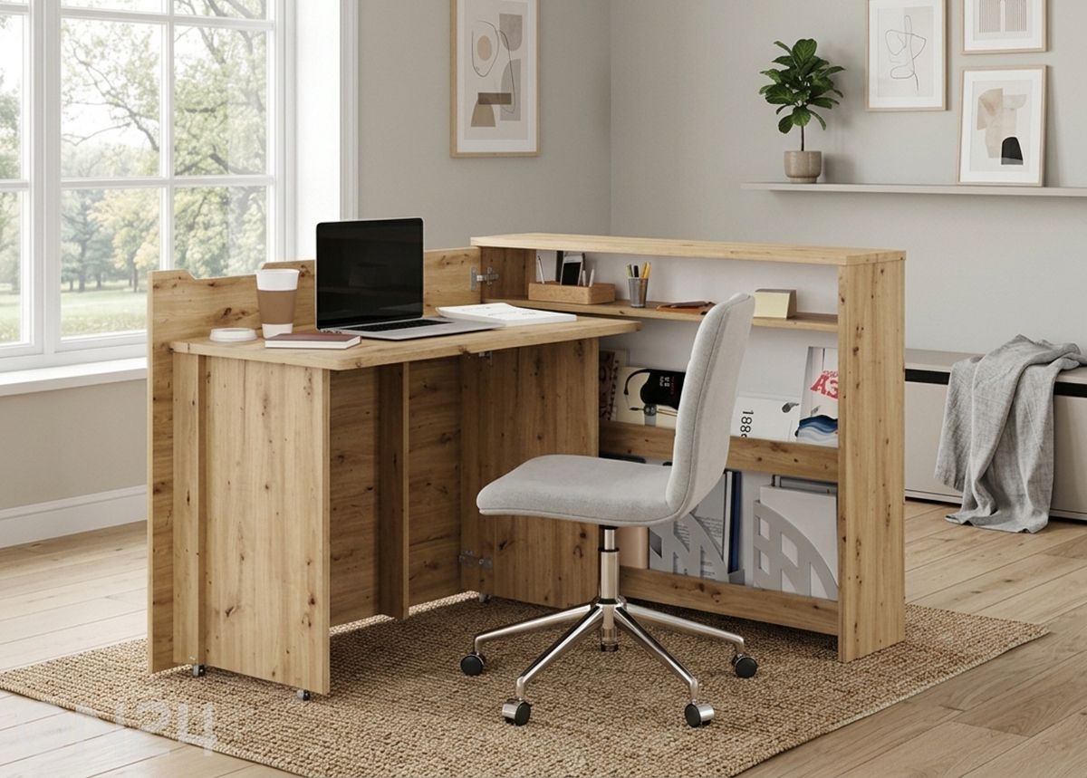 Kokkupandav kirjutuslaud vasakpoolne Work Concept suurendatud