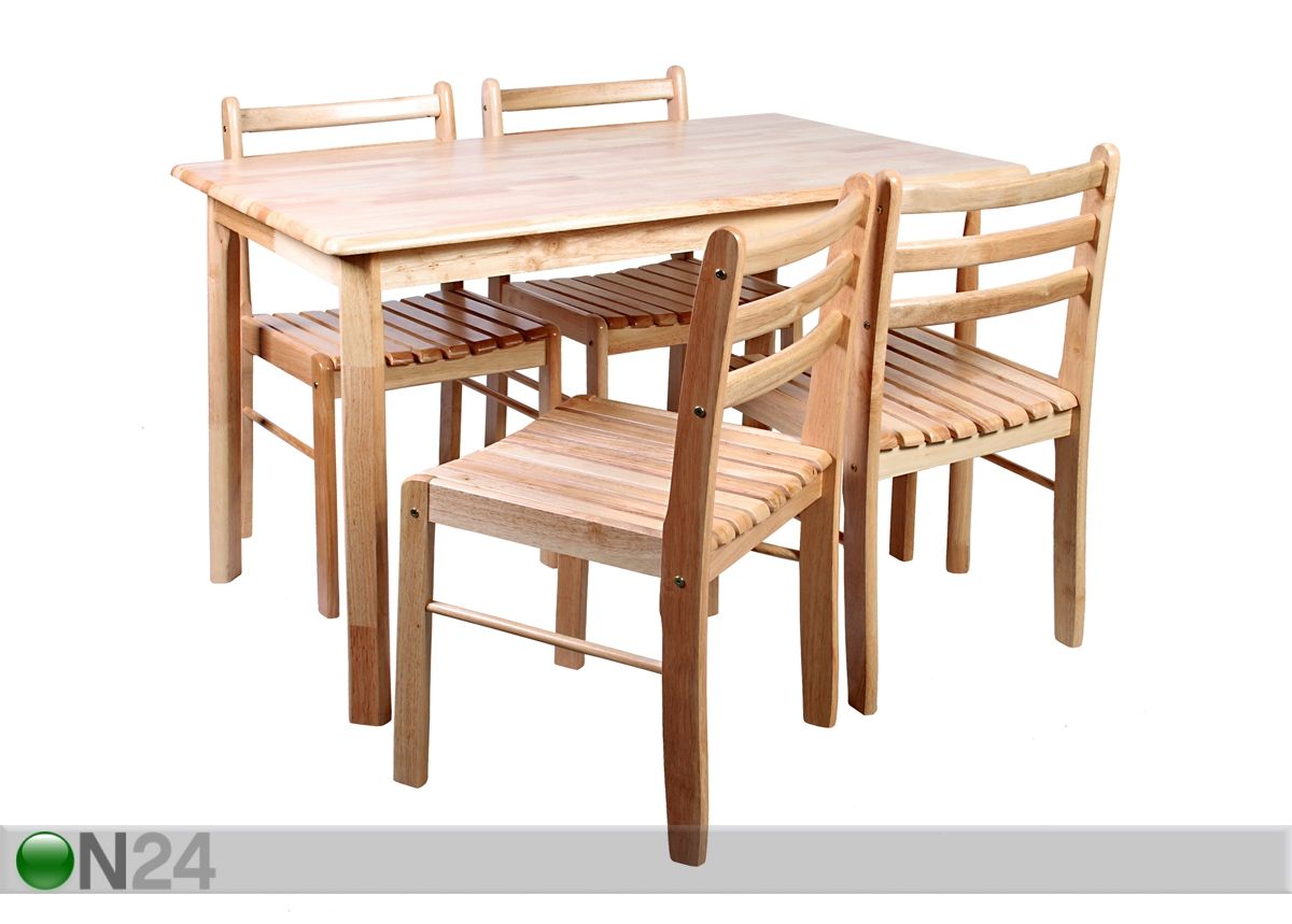 Komplekt laud+4 tooli Starter suurendatud