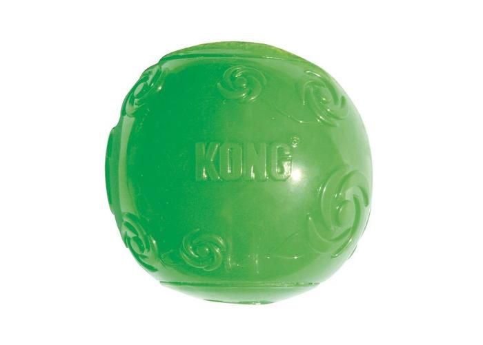 Kong koera mänguasi squeezz pall kummist m suurendatud