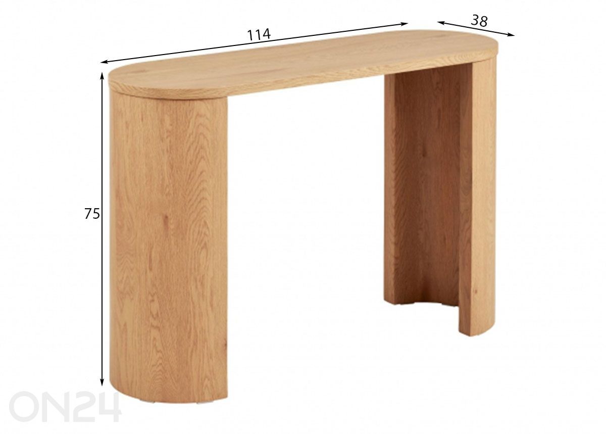 Konsoollaud Bibione suurendatud mõõdud