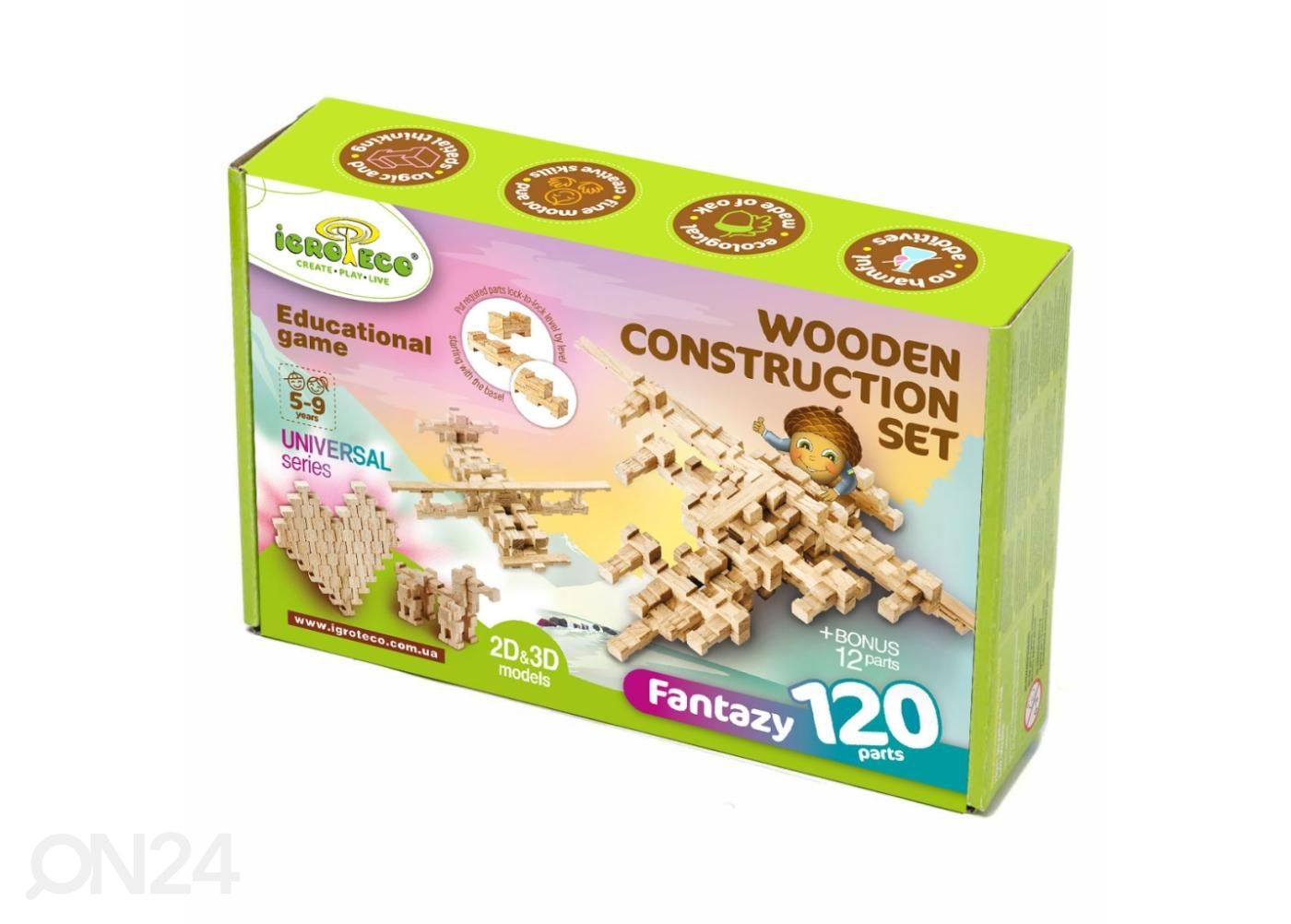 Konstruktor Fantazy 120 osa suurendatud