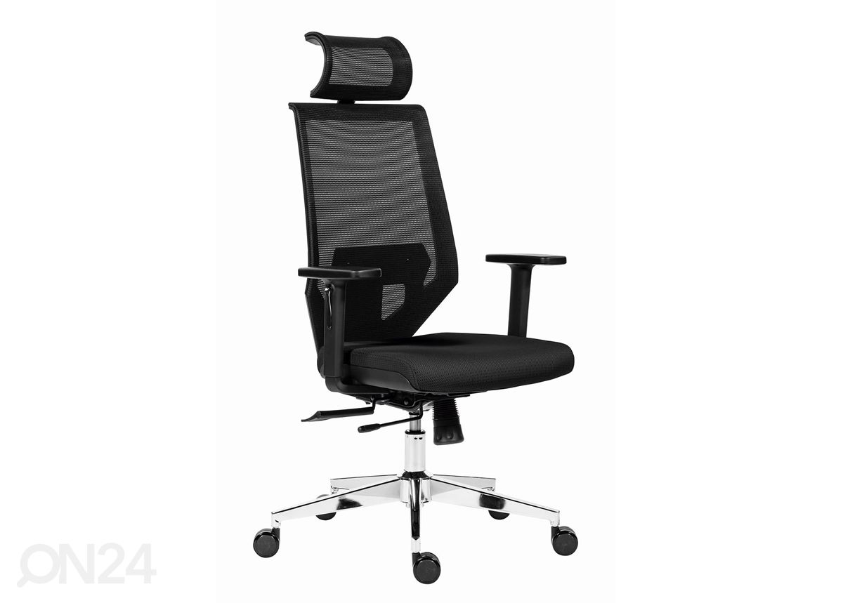 Kontoritool Edge, must suurendatud
