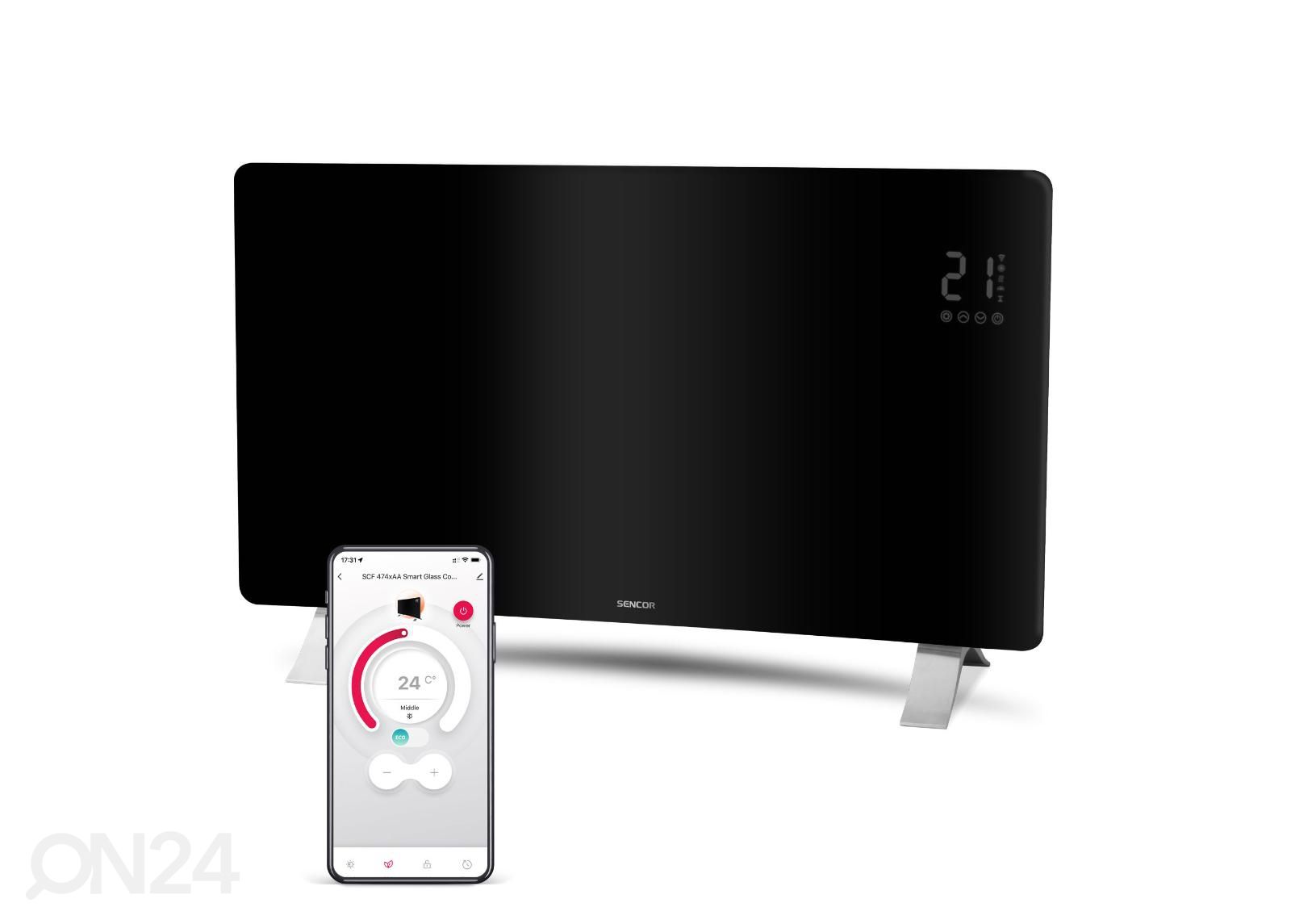 Konvektor Sencor SCF4741BK, must suurendatud