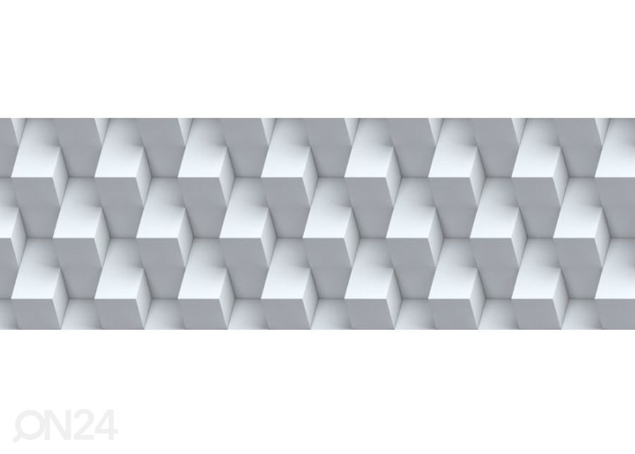 Köögi tagasein Cube Wall 180x60 cm suurendatud