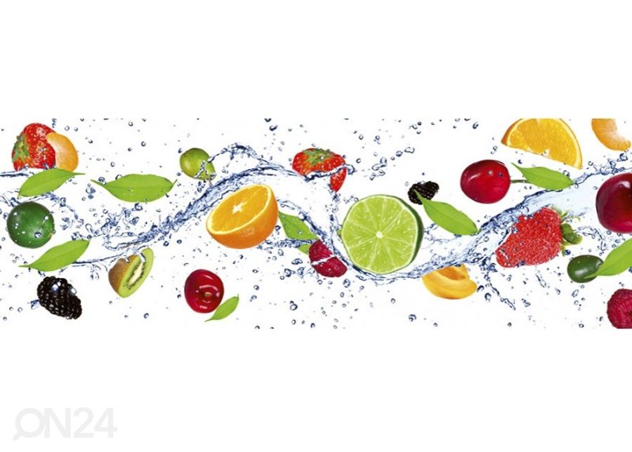 Köögi tagasein Fruits 180x60 cm suurendatud