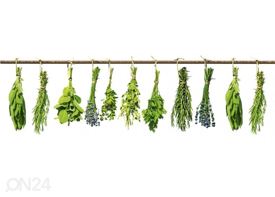 Köögi tagasein Herbs 180x60 cm suurendatud