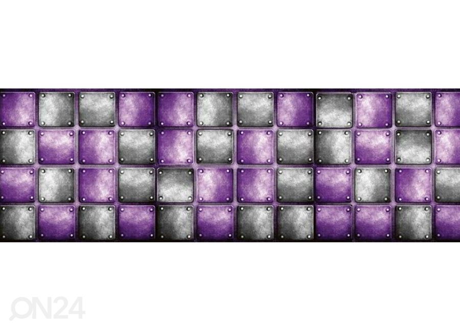 Köögi tagasein Metal tiles 180x60 cm suurendatud