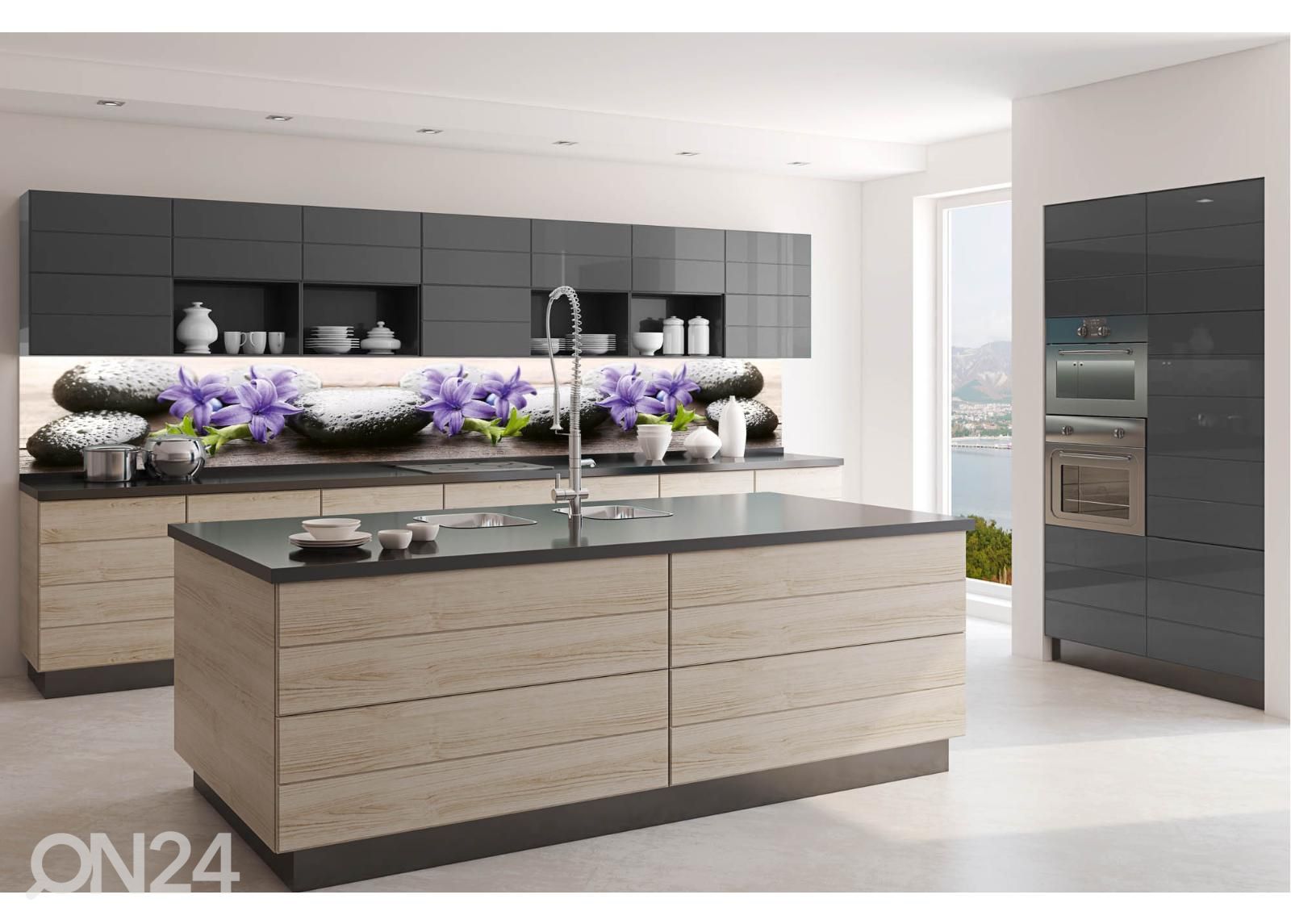 Köögi tagasein Spa Hot Stones 350x60 cm suurendatud