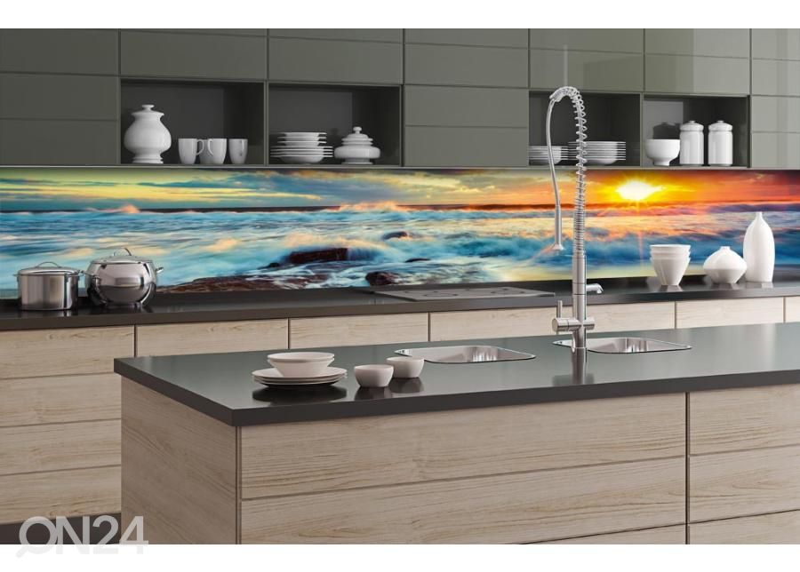Köögi tagasein Sunset 260x60 cm suurendatud