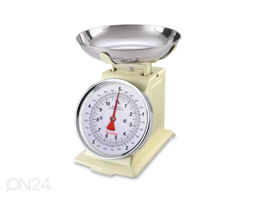 Köögikaal, beež retro TRADITION 500 DUAL CREAM Terraillon 14475 suurendatud