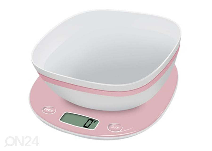 Köögikaal kausiga Macaron Rose + BOL Terraillon 5 kg suurendatud