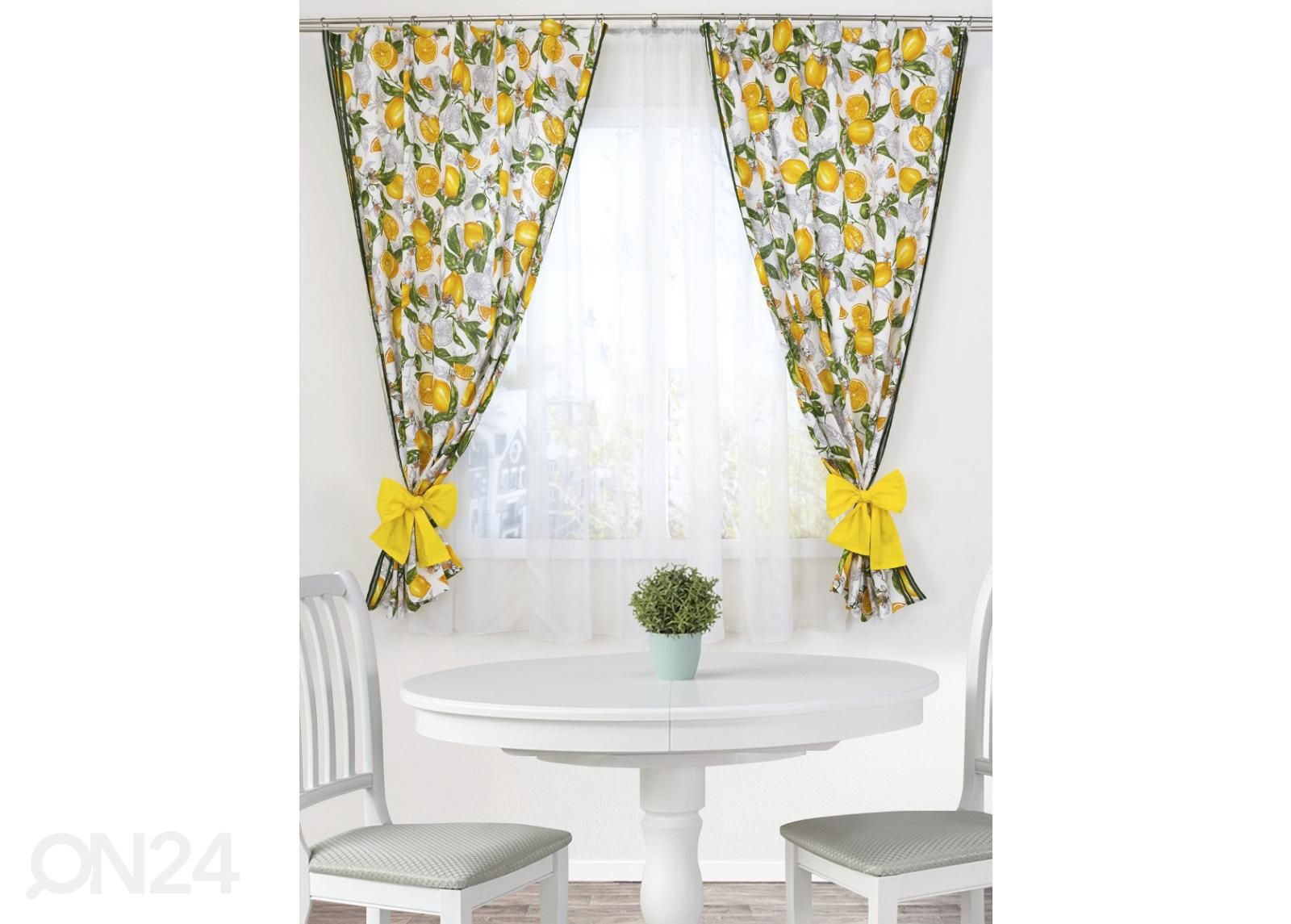 Köögikardinad Lemon 180x150 cm suurendatud