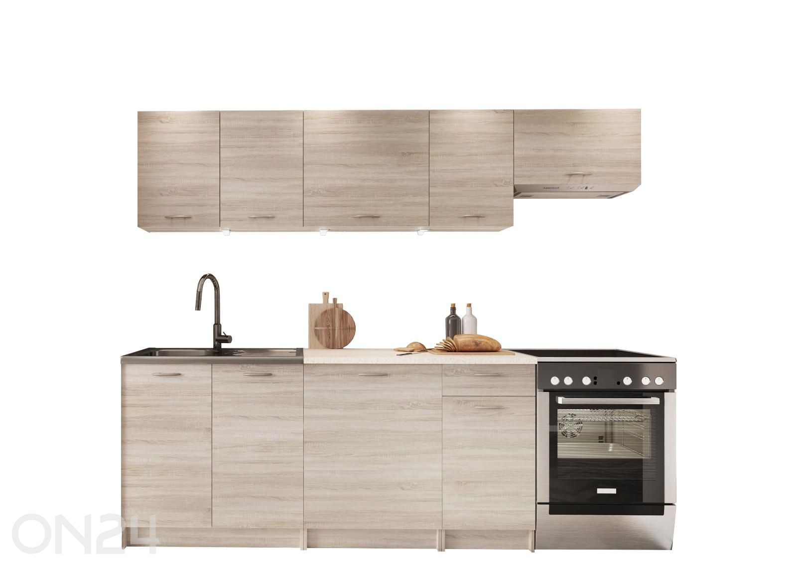 Köögimööbel Melani 240 cm + LED suurendatud