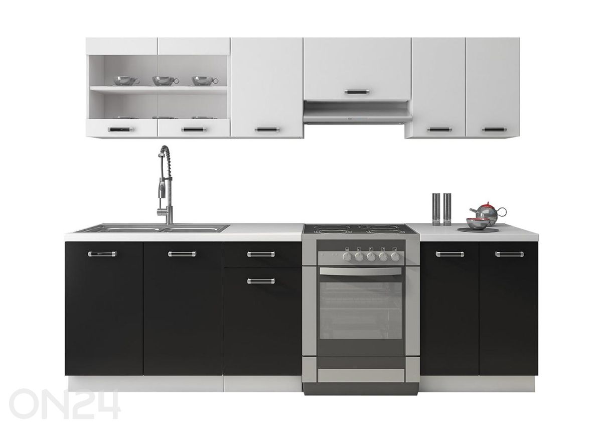 Köögimööbel Omega II 240 cm suurendatud