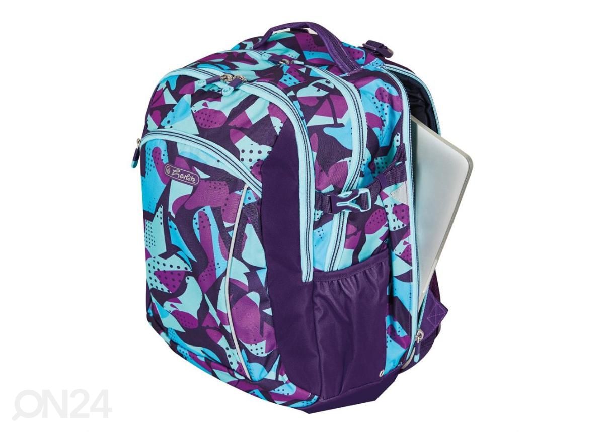 Koolikott-seljakott Herlitz Ultimate CamouPurple 24 L suurendatud