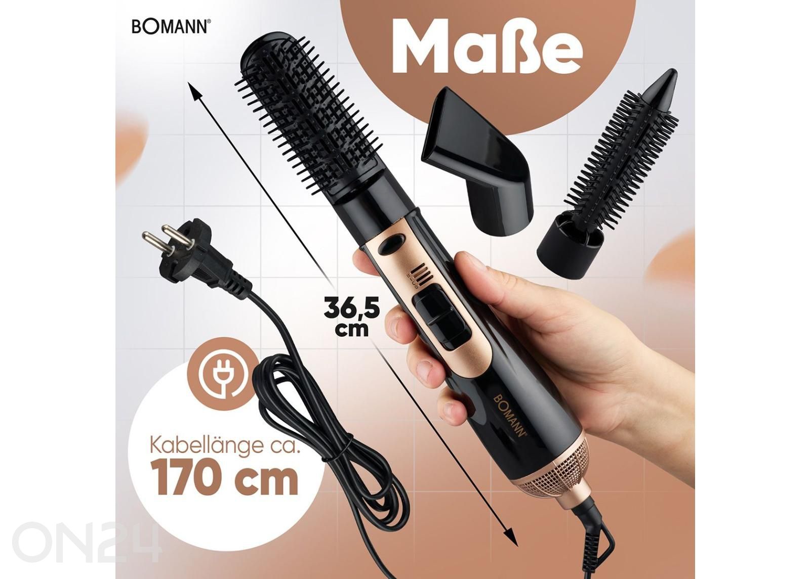 Koolutaja Bomann HAS6077CB suurendatud mõõdud