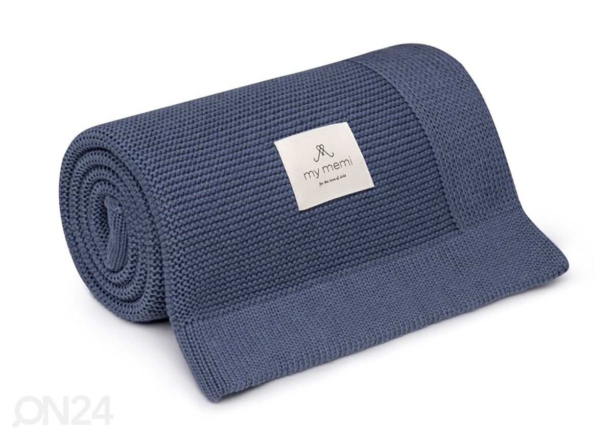 Kootud bambustekk beebile, denim suurendatud