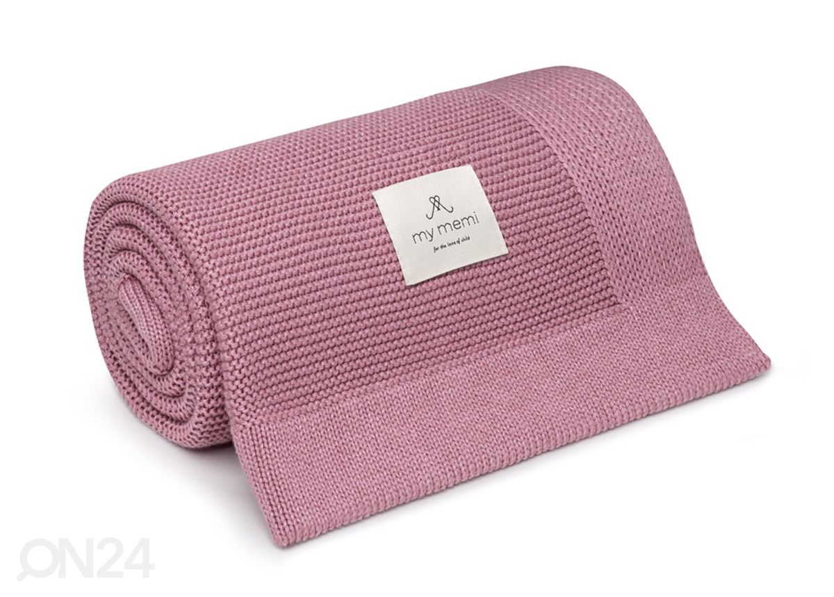Kootud bambustekk beebile, vintage pink suurendatud