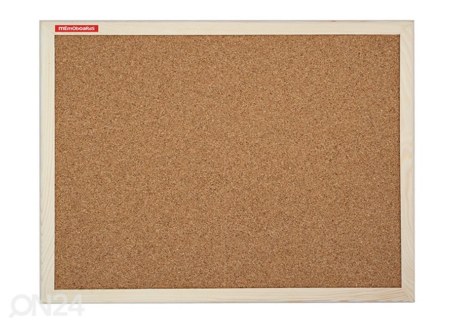Korktahvel memoboards (puitraamiga) 180x120 cm suurendatud