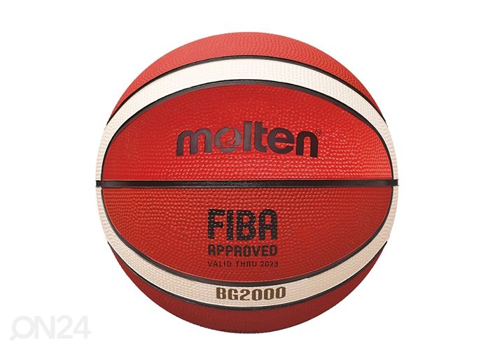 Korvpall Molten B6R kumm oranž/elevandiluu suurendatud