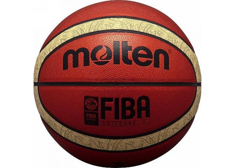 Korvpall Molten FIBA B7T5000 suurendatud