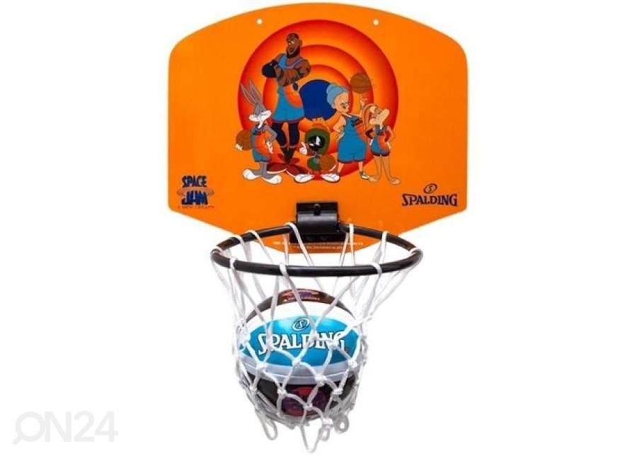 Korvpalli komplekt lastele Mini Spalding Space Jam Tune Squad suurendatud