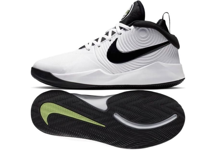 Korvpallijalatsid lastele Nike team Hustle D 9 (GS) Jr AQ4224-100 suurendatud